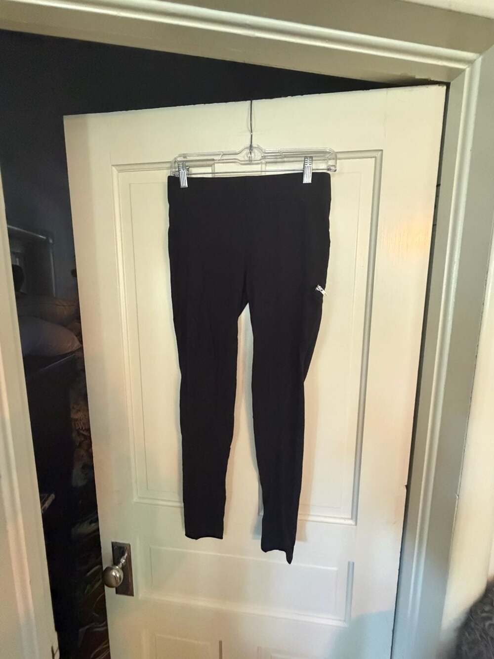 Allen B. by Allen Schwartz Leggings Size M Black Cotton Spandex